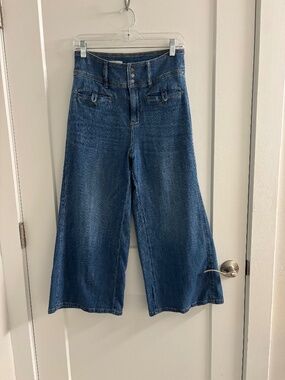 Pilcro Size 28 Cropped Jeans